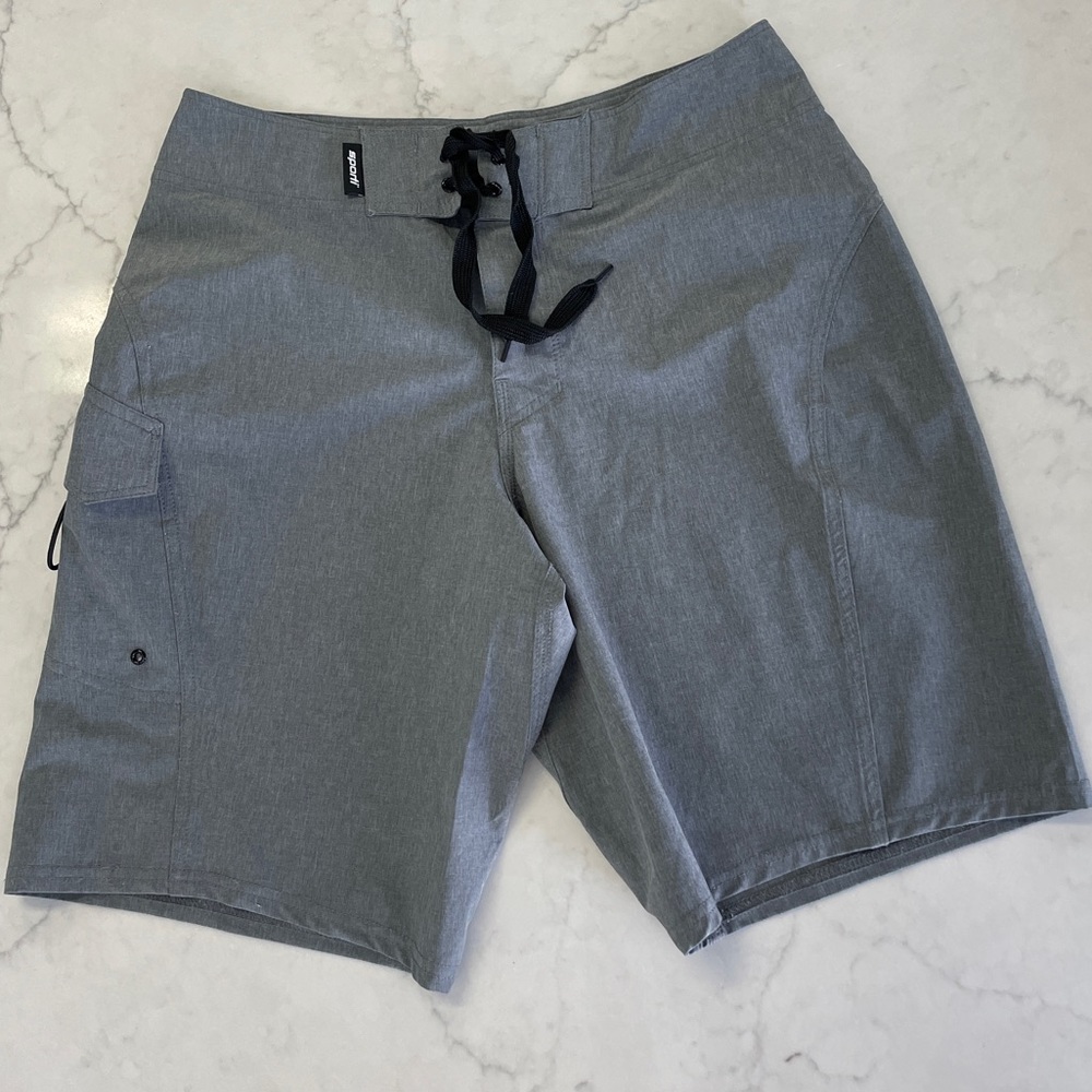 Sporti Men’s/Boy’s Gray Swim Trunks Size 28